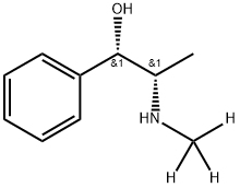 Pseudoephedrine-d3 化学構造式