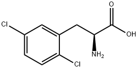 L-2,5-Dichlorophenylalanine Struktur