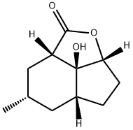 Indeno[1,7-bc]furan-2(3H)-one, octahydro-7b-hydroxy-4-methyl-, (2aS,4S,5aR,7aR,7bS)- (9CI),754990-69-7,结构式