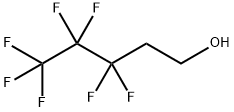 3,3,4,4,5,5,5-ヘプタフルオロペンタン-1-オール 化学構造式