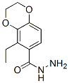 1,4-Benzodioxin-6-carboxylicacid,5-ethyl-2,3-dihydro-,hydrazide(9CI) Struktur