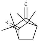 3,3,6,6-tetramethylnorbornane-2,5-dithione Struktur