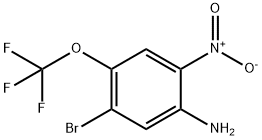5-Bromo-2-nitro-4-(trifluoromethoxy)aniline 98% Structure