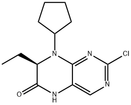 6(5H)-Pteridinone, 2-chloro-8-cyclopentyl-7-ethyl-7,8-dihydro