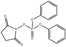 二苯基 N-琥珀酰亚胺磷酸酯,75513-55-2,结构式