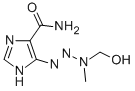 5-(3-hydroxymethyl-3-methyl-1-triazeno)imidazole-4-carboxamide Structure