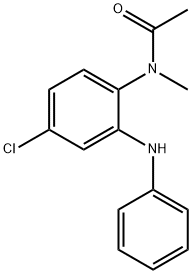 N-[4-Chloro-2-(phenylaMino)phenyl]-N-MethylacetaMide (ClobazaM IMpurity) Struktur