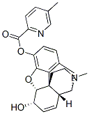 morphine 6-nicotinate Structure