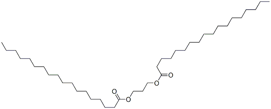 3-octadecanoyloxypropyl octadecanoate Structure