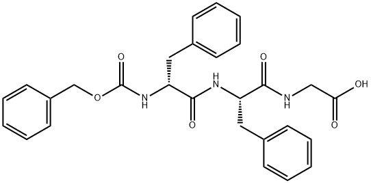 N-CBZ-D-PHE-PHE-GLY Structure