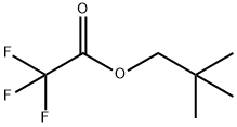 Acetic acid, 2,2,2-trifluoro-, 2,2-diMethylpropyl ester 化学構造式