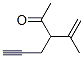 5-Hexyn-2-one, 3-(1-methylethenyl)- (9CI),75565-71-8,结构式