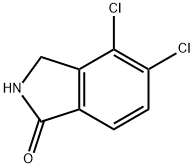 4,5-二氯异吲哚啉-1-酮,75570-99-9,结构式