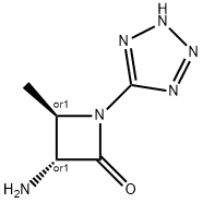 2-Azetidinone,3-amino-4-methyl-1-(1H-tetrazol-5-yl)-,trans-(9CI) Struktur