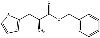 Benzyl(2S)-2amino-3-(thiophene-2-yl)propanoate 结构式