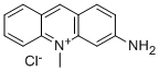 3-AMINO-10-METHYLACRIDINIUMCHLORIDE 化学構造式