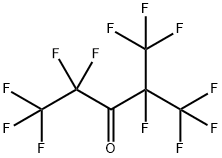 1,1,1,2,2,4,5,5,5-ノナフルオロ-4-(トリフルオロメチル)-3-ペンタノン 化学構造式
