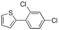 2-(2,4-Dichlorophenyl)thiophene,75601-32-0,结构式