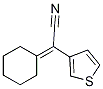 cyclohexylidene(3-thienyl)acetonitrile 化学構造式