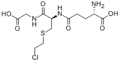 S-(2-クロロエチル)グルタチオン 化学構造式