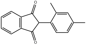 2-(2,4-二甲基苯基)-1H-茚-1,3(2H)-二酮, 7561-62-8, 结构式
