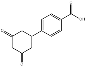 4-(3,5-DIOXOCYCLOHEXYL)BENZOIC ACID 结构式