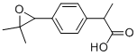 2-[p-(2-Methyl-1,2-epoxypropyl)phenyl]propionic Acid,75626-00-5,结构式
