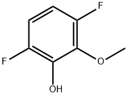 3,6-二氟-2-甲氧基苯酚, 75626-22-1, 结构式