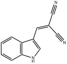 2-((1H-吲哚-3-基)亚甲基)丙二腈 结构式