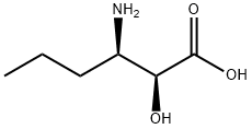 (2S,3R)-3-AMINO-2-HYDROXYHEXANOIC ACID Struktur