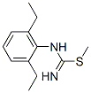 Carbamimidothioic acid, (2,6-diethylphenyl)-, methyl ester (9CI) Structure