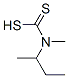 Carbamodithioic acid, methyl(1-methylpropyl)- (9CI) 结构式