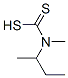 Carbamodithioic acid, methyl(1-methylpropyl)- (9CI) Structure