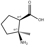 Cyclopentanecarboxylic acid, 2-amino-2-methyl-, (1R,2S)-rel- (9CI)|顺-2-氨基-2-甲基-环戊烷羧酸