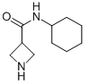 N-CYCLOHEXYL-3-AZETIDINECARBOXAMIDE 化学構造式