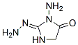 2,4-Imidazolidinedione,3-amino-,2-hydrazone(9CI) 化学構造式
