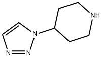 4-[1,2,3]三唑-1-基-哌啶, 756476-21-8, 结构式