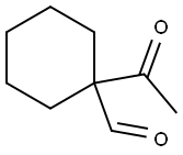Cyclohexanecarboxaldehyde, 1-acetyl- (9CI) Struktur