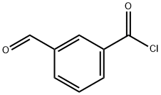 Benzoyl chloride, 3-formyl- (9CI) Structure