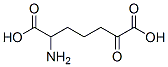 alpha-amino-epsilon-keto-pimelic acid Structure