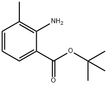 2-氨基-3-甲基苯甲酸叔丁酯, 756500-12-6, 结构式