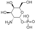 ALPHA-D-GALACTOSAMINE 1-PHOSPHATE Struktur