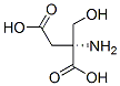 Aspartic  acid,  2-(hydroxymethyl)- 结构式