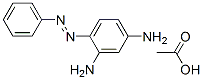 4-(phenylazo)benzene-1,3-diamine monoacetate Struktur