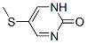 2(1H)-Pyrimidinone, 5-(methylthio)- (9CI) Structure