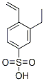 Benzenesulfonic acid, 4-ethenyl-3-ethyl- (9CI) 化学構造式