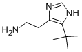 1H-Imidazole-4-ethanamine,  5-(1,1-dimethylethyl)- 化学構造式