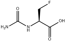 L-Alanine, N-(aminocarbonyl)-3-fluoro- (9CI) Structure