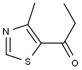 1-Propanone,  1-(4-methyl-5-thiazolyl)- Structure