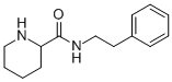 N-(2-phenylethyl)piperidine-2-carboxamide 结构式